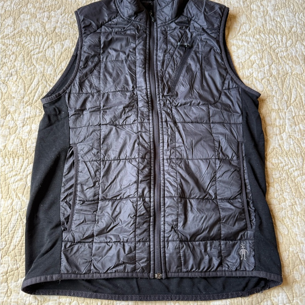 Smartwool Men's Charcoal Quilted Vest